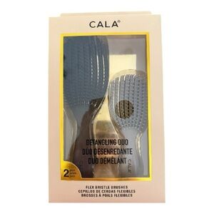 CALA Detangling Duo Flex Bristle Brushes